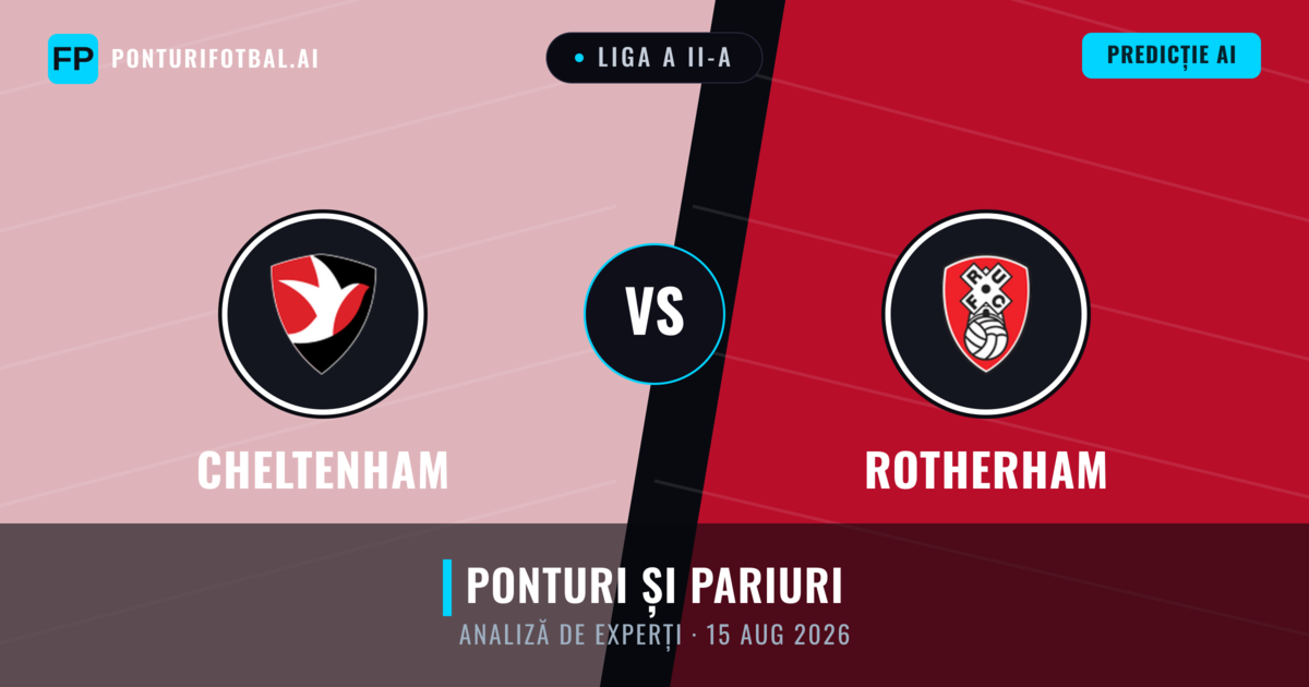 Cheltenham vs Rotherham — pronostic și avancronică meci