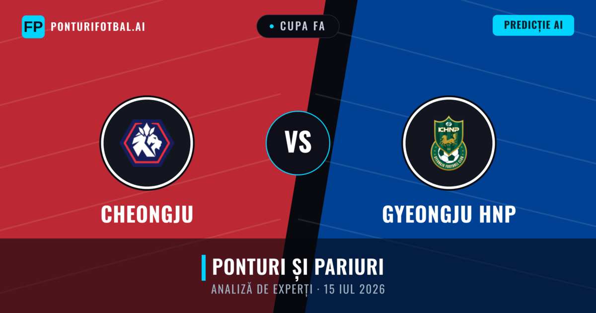 Cheongju vs Gyeongju HNP — pronostic și avancronică meci