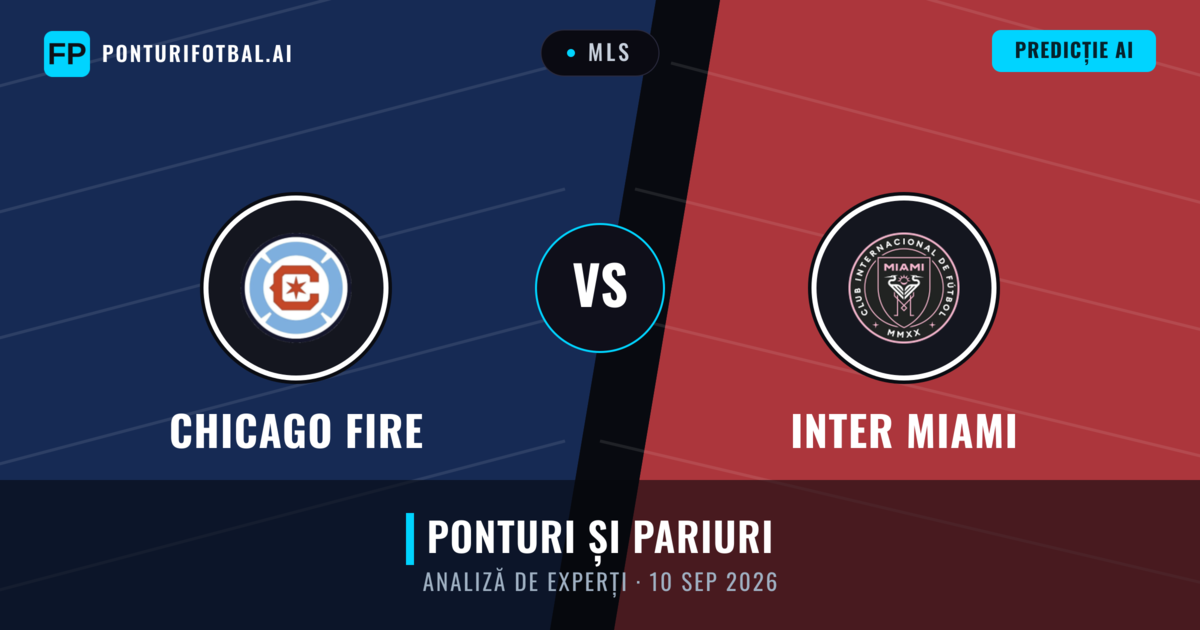 Chicago Fire vs Inter Miami — pronostic și avancronică meci