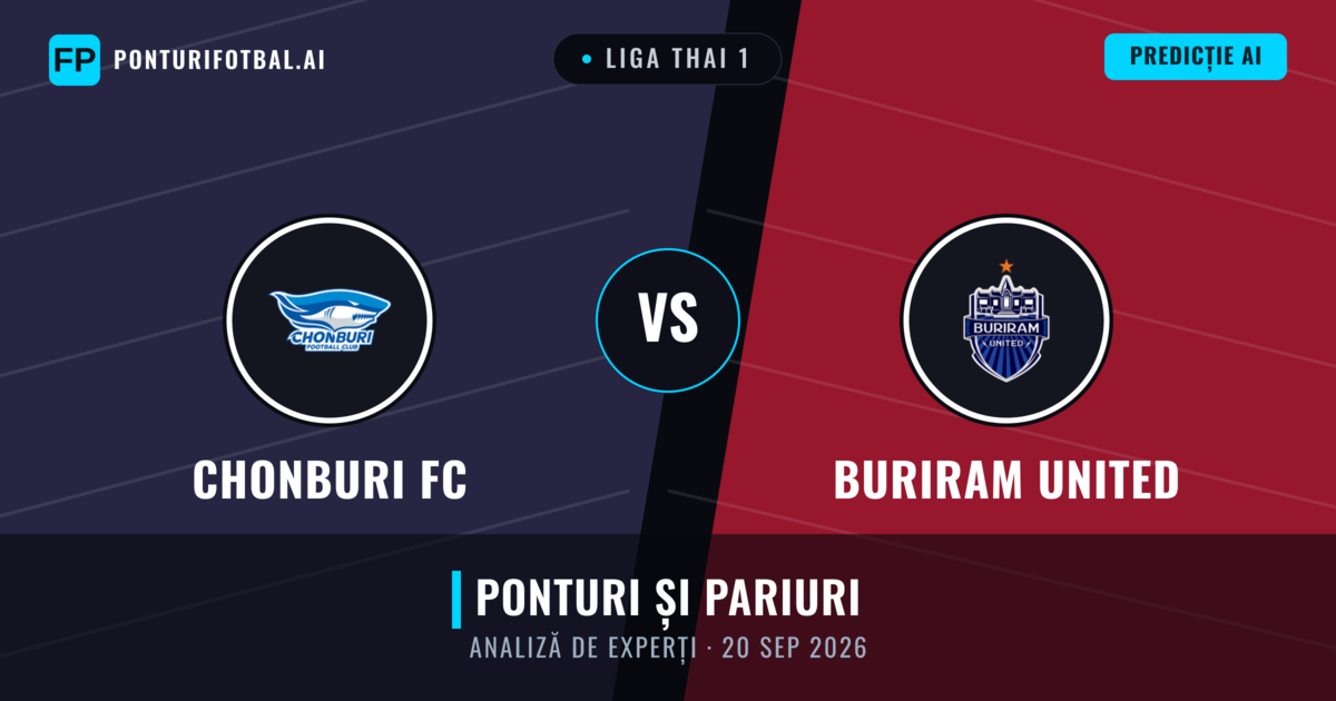 Chonburi FC vs Buriram United — pronostic și avancronică meci