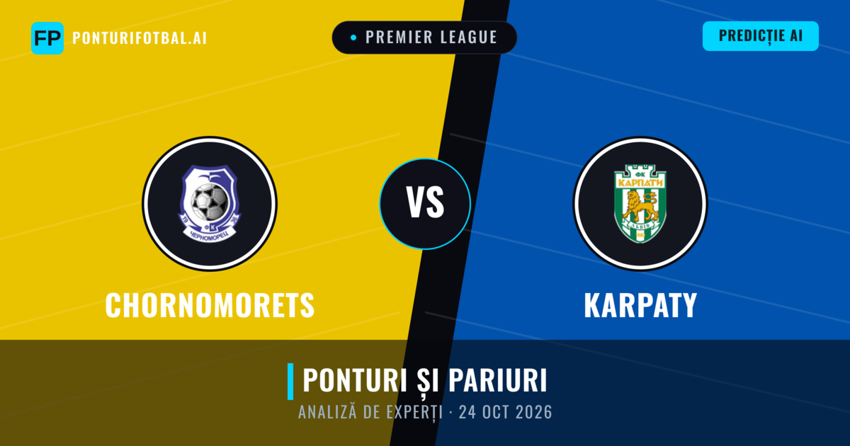 Chornomorets vs Karpaty — pronostic și avancronică meci