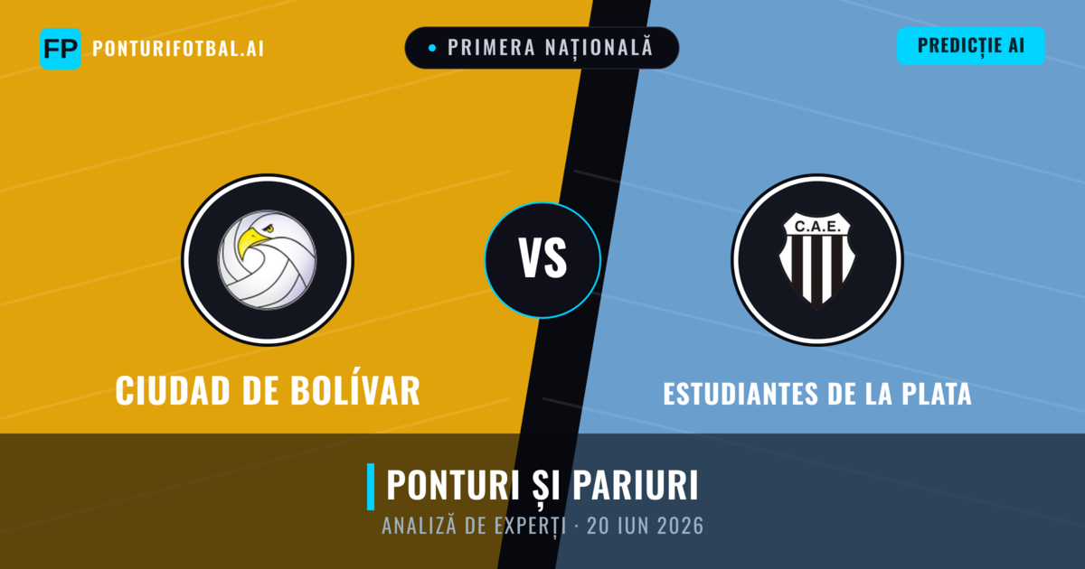 Ciudad de Bolívar vs Estudiantes de La Plata — pronostic și avancronică meci