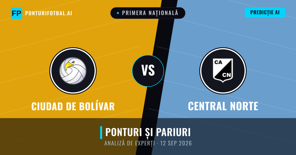 Ciudad de Bolívar vs Central Norte — pronostic și avancronică meci