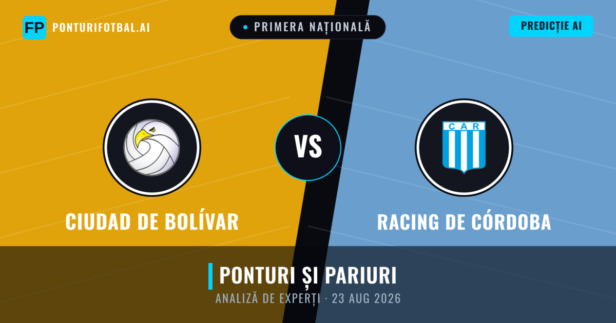 Ciudad de Bolívar vs Racing de Córdoba — pronostic și avancronică meci