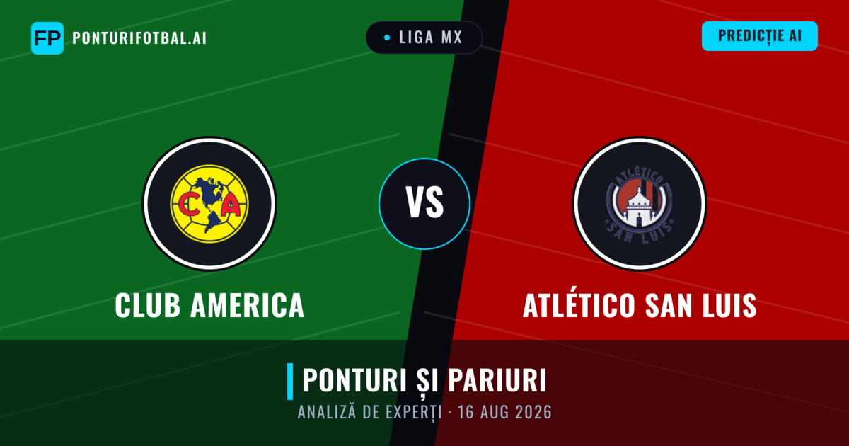 Club America vs Atlético San Luis — pronostic și avancronică meci