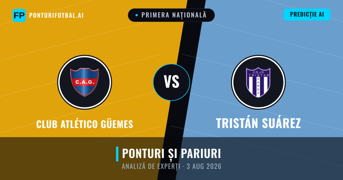 Club Atlético Güemes vs Tristán Suárez — pronostic și avancronică meci