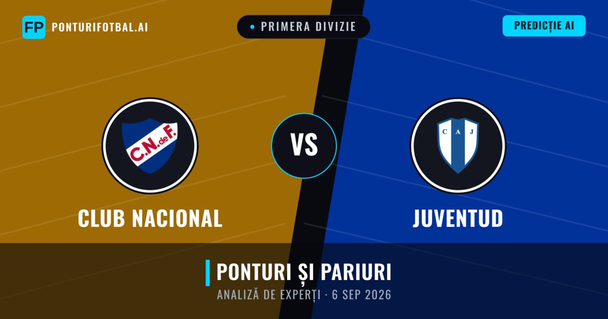 Club Nacional vs Juventud — pronostic și avancronică meci