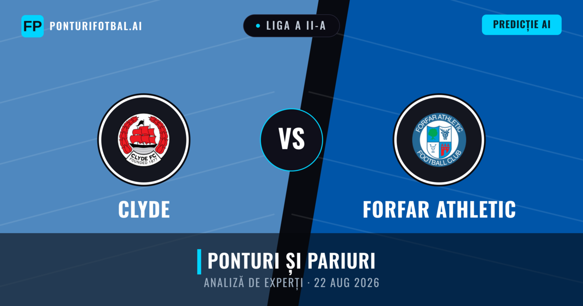 Clyde vs Forfar Athletic — pronostic și avancronică meci