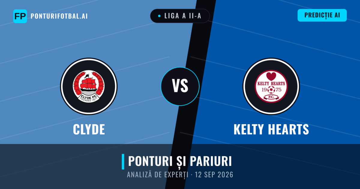 Clyde vs Kelty Hearts — pronostic și avancronică meci