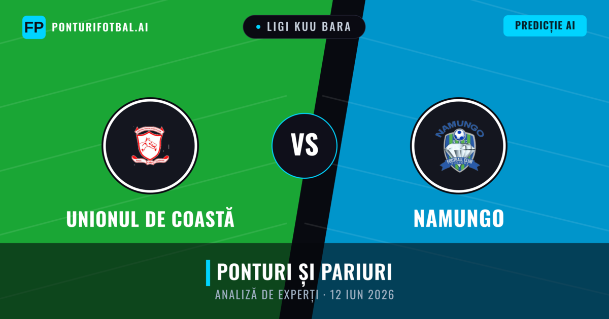 Unionul de Coastă vs Namungo — pronostic și avancronică meci