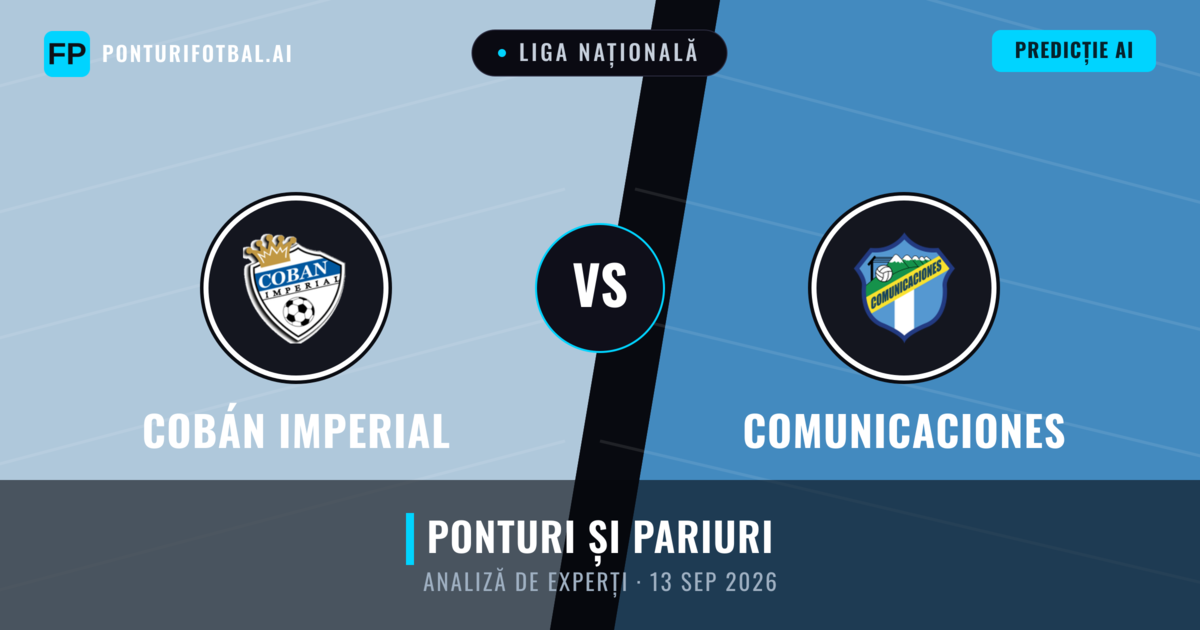 Cobán Imperial vs Comunicaciones — pronostic și avancronică meci