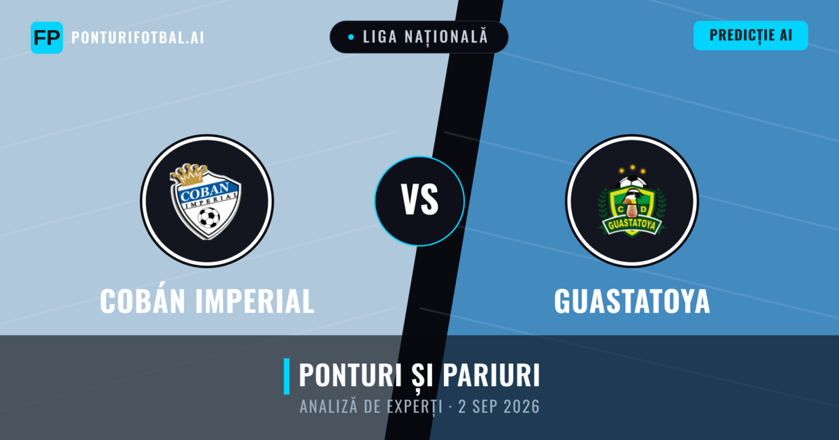 Cobán Imperial vs Guastatoya — pronostic și avancronică meci