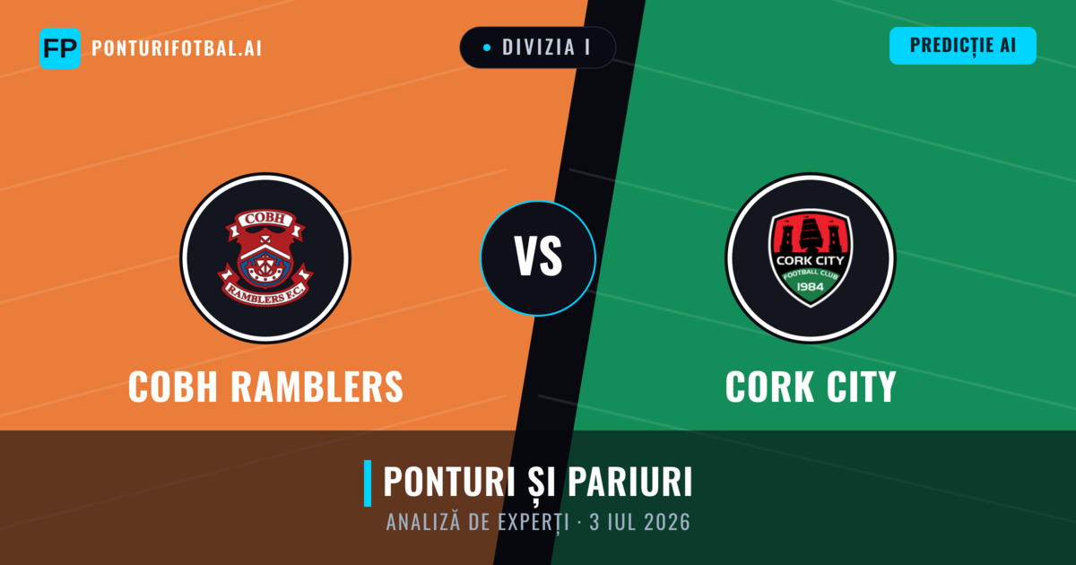 Cobh Ramblers vs Cork City — pronostic și avancronică meci