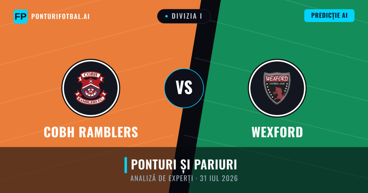 Cobh Ramblers vs Wexford — pronostic și avancronică meci