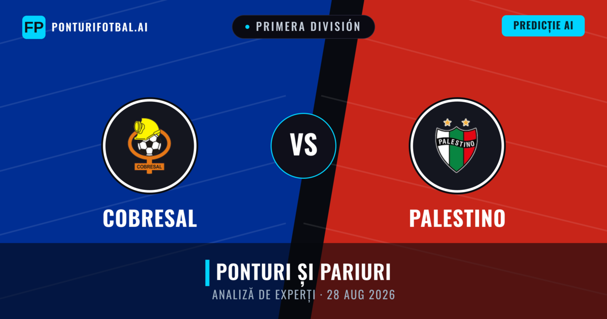 Cobresal vs Palestino — pronostic și avancronică meci