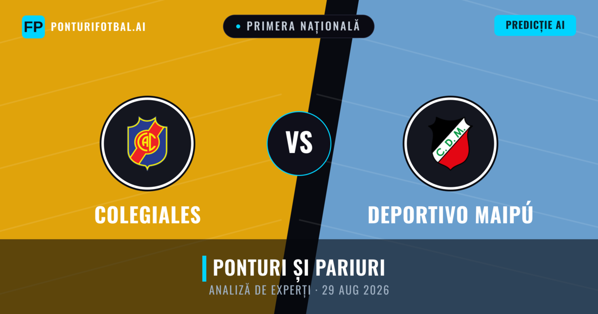 Colegiales vs Deportivo Maipú — pronostic și avancronică meci