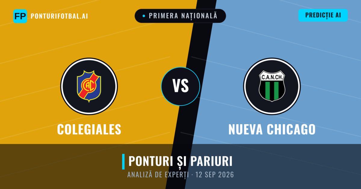 Colegiales vs Nueva Chicago — pronostic și avancronică meci