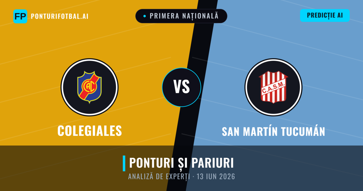 Colegiales vs San Martín Tucumán — pronostic și avancronică meci