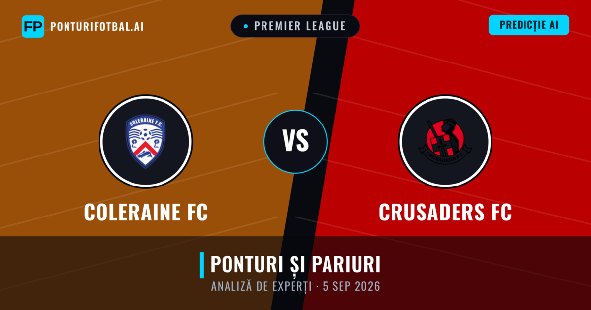 Coleraine FC vs Crusaders FC — pronostic și avancronică meci