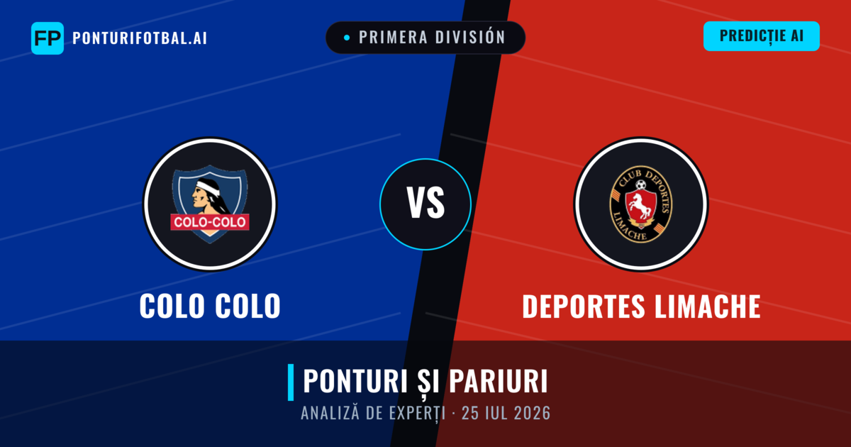Colo Colo vs Deportes Limache — pronostic și avancronică meci