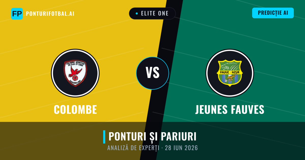 Colombe vs Jeunes Fauves — pronostic și avancronică meci