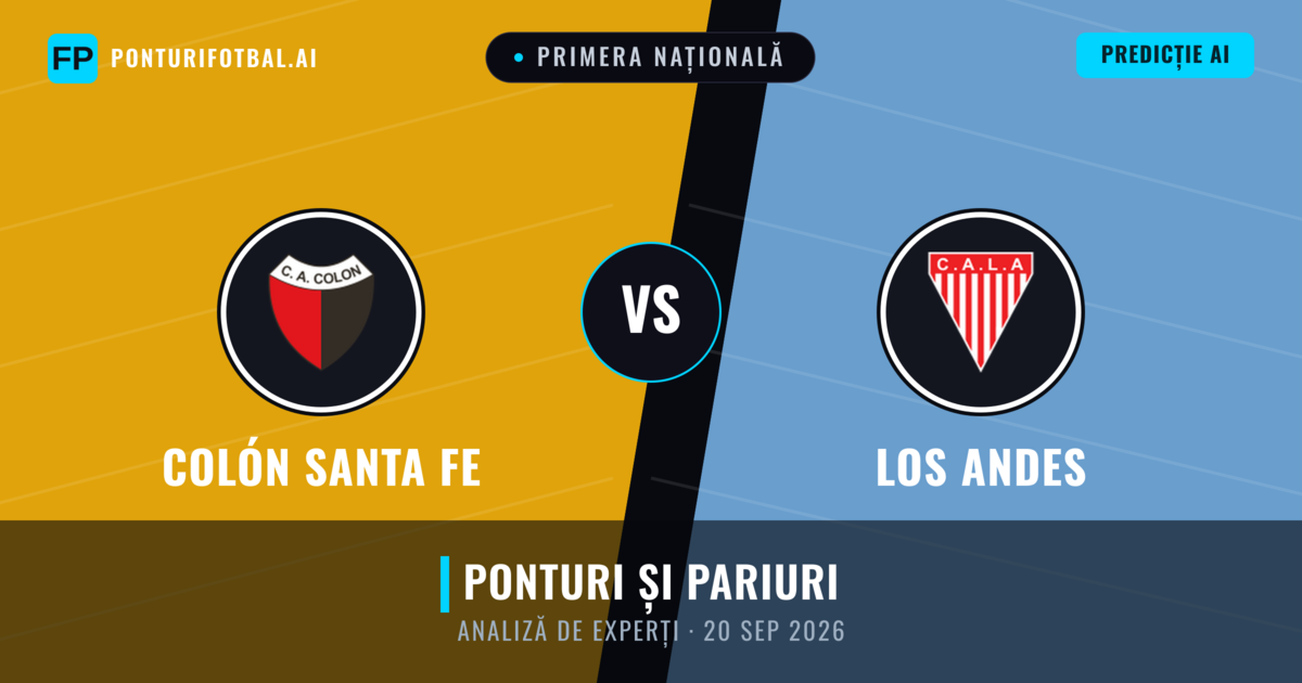 Colón Santa Fe vs Los Andes — pronostic și avancronică meci