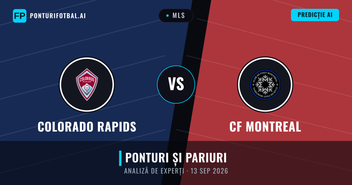 Colorado Rapids vs CF Montreal — pronostic și avancronică meci
