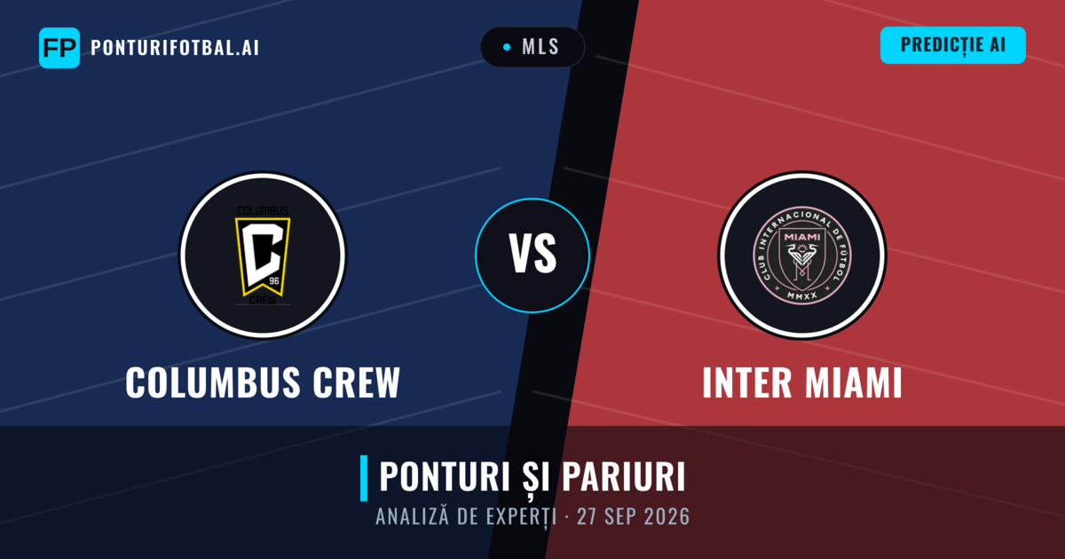 Columbus Crew vs Inter Miami — pronostic și avancronică meci