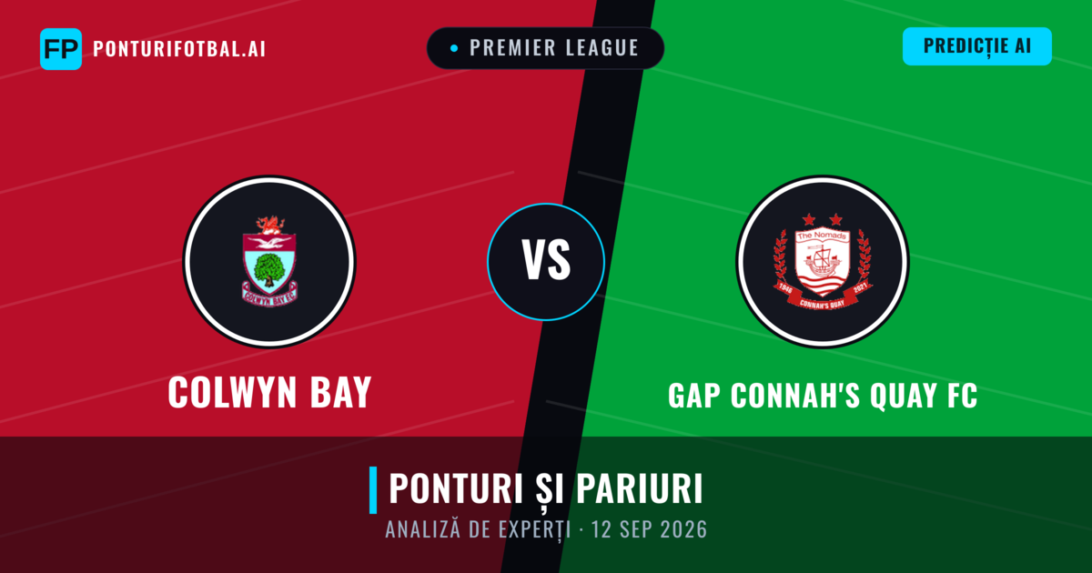 Colwyn Bay vs GAP Connah's Quay FC — pronostic și avancronică meci