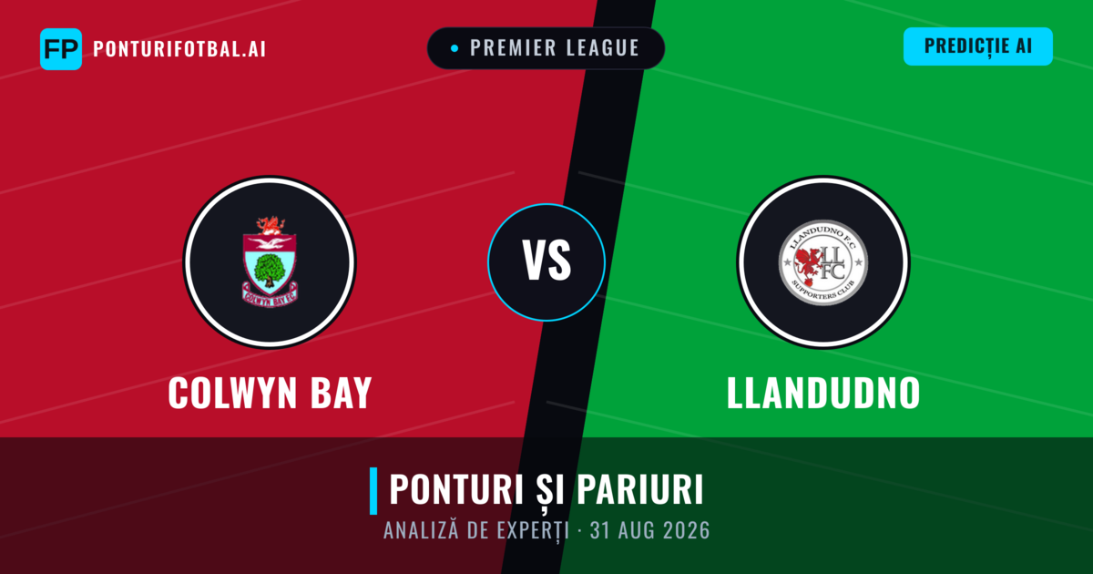 Colwyn Bay vs Llandudno — pronostic și avancronică meci