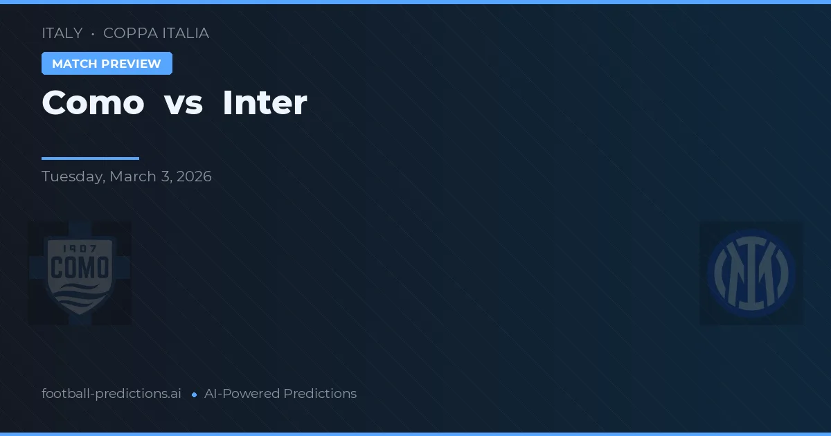 Como vs Inter — pronostic și avancronică meci