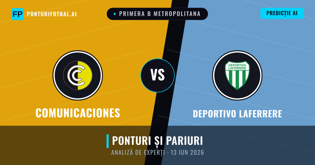 Comunicaciones vs Deportivo Laferrere — pronostic și avancronică meci