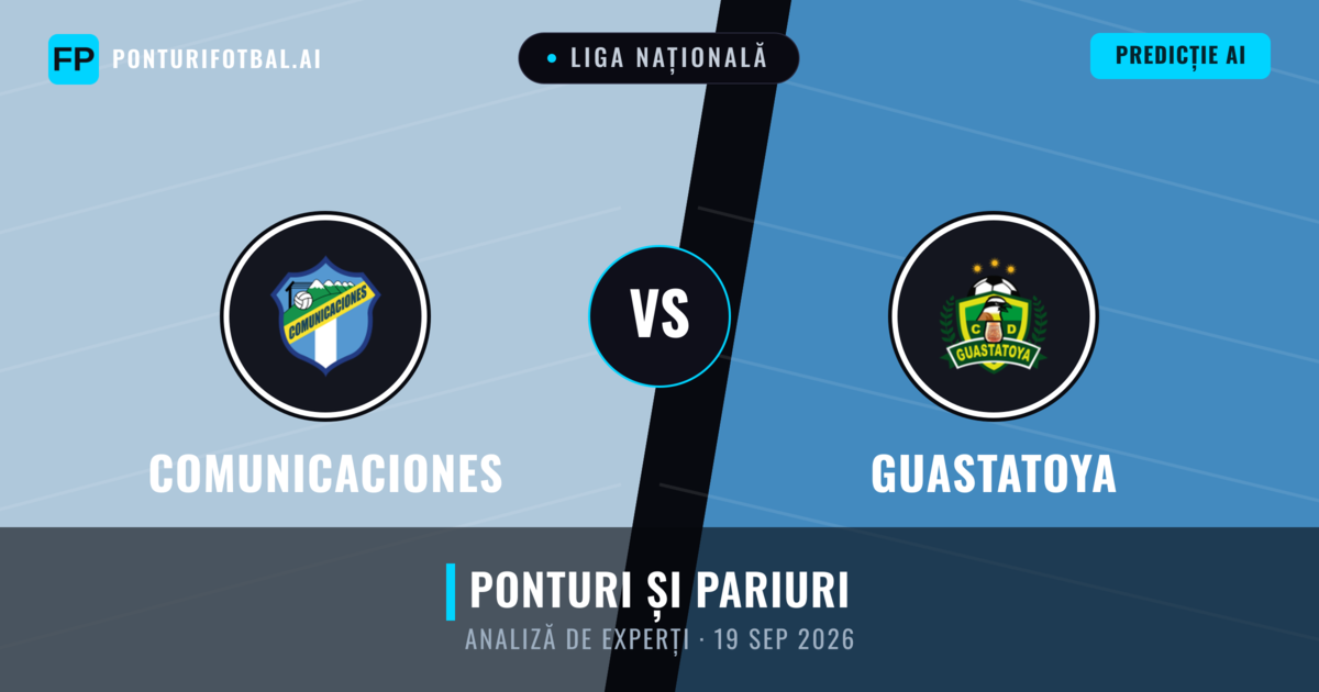Comunicaciones vs Guastatoya — pronostic și avancronică meci