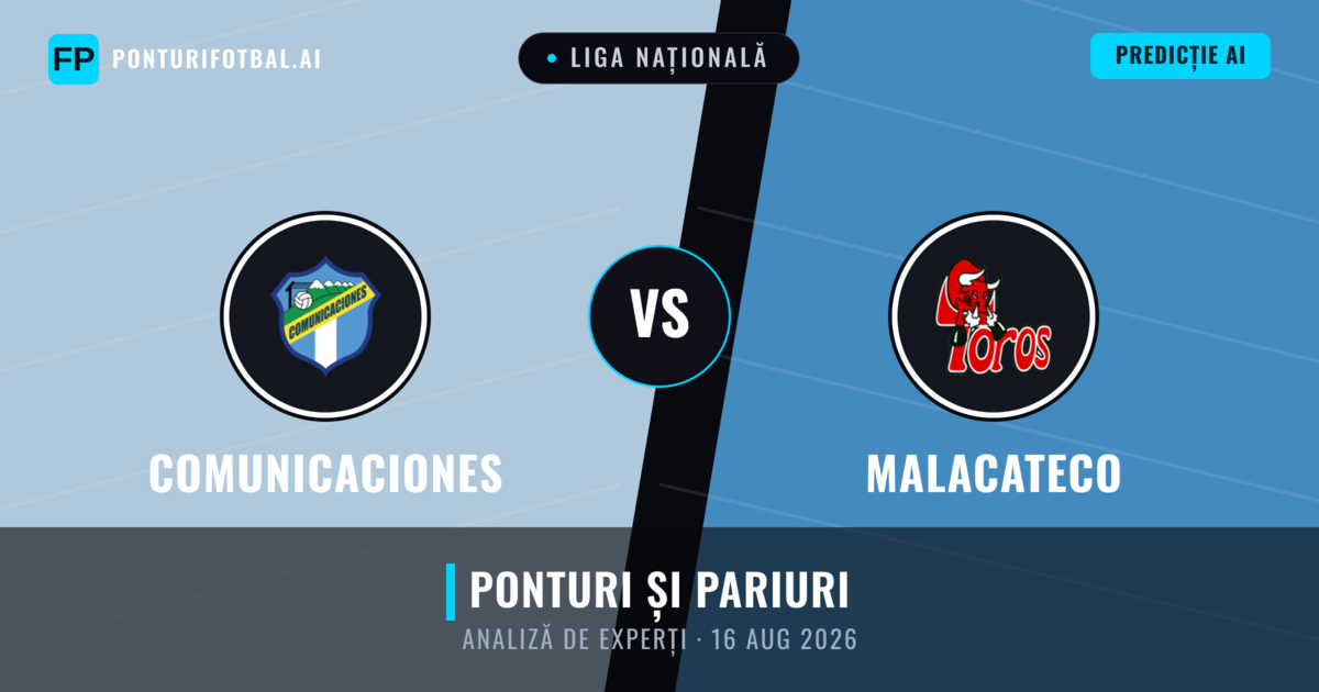 Comunicaciones vs Malacateco — pronostic și avancronică meci