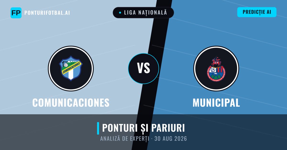 Comunicaciones vs Municipal — pronostic și avancronică meci