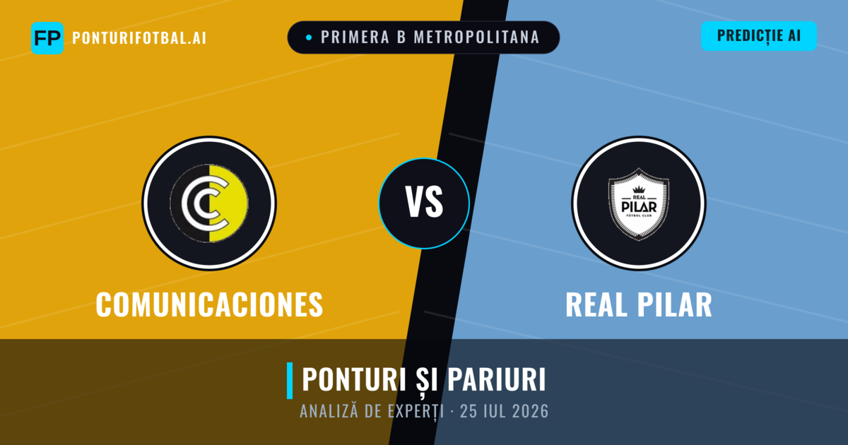 Comunicaciones vs Real Pilar — pronostic și avancronică meci