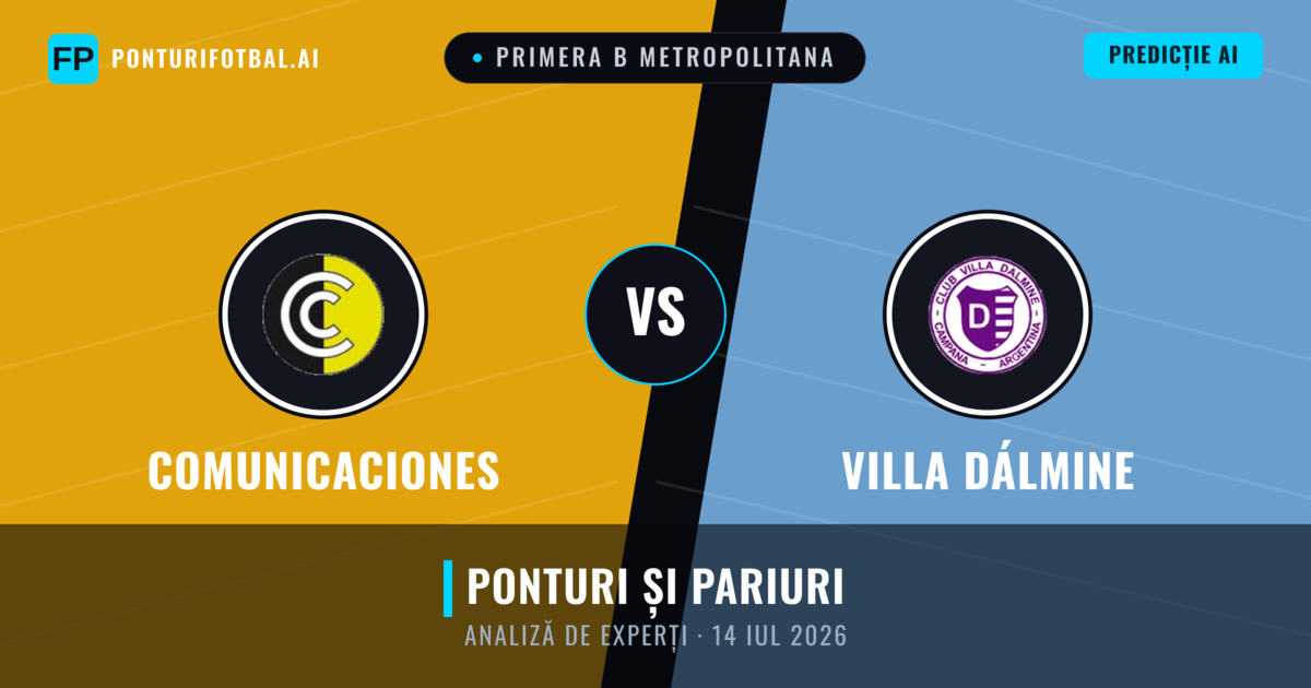 Comunicaciones vs Villa Dálmine — pronostic și avancronică meci