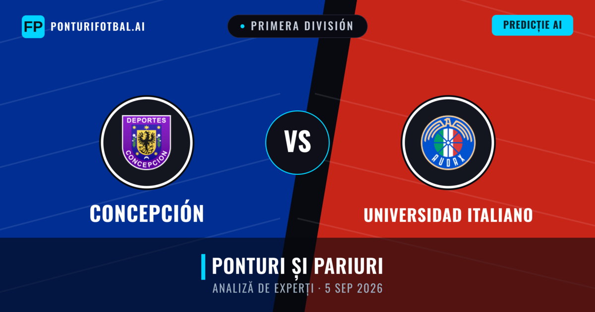 Concepción vs Universidad Italiano — pronostic și avancronică meci
