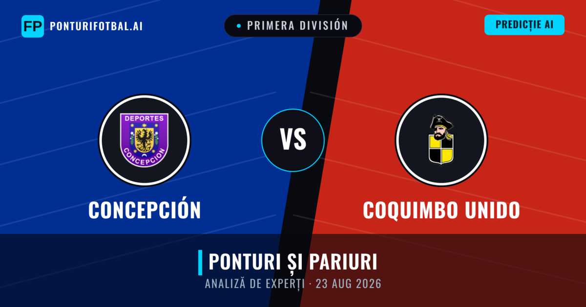 Concepción vs Coquimbo Unido — pronostic și avancronică meci
