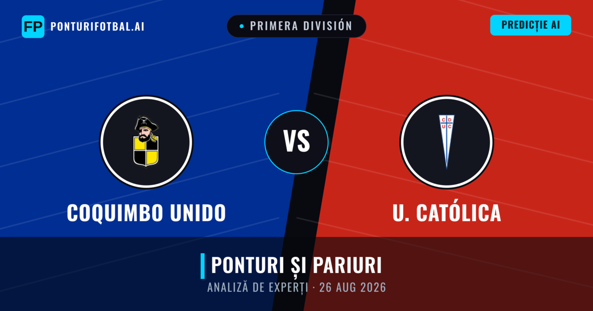 Coquimbo Unido vs U. Católica — pronostic și avancronică meci