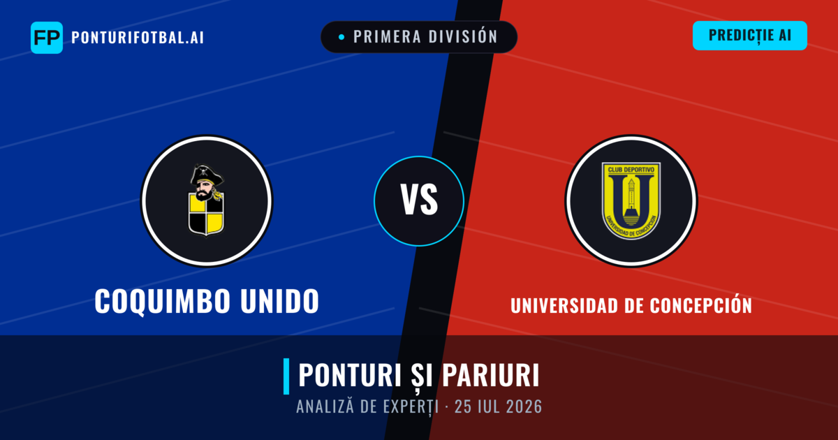 Coquimbo Unido vs Universidad de Concepción — pronostic și avancronică meci