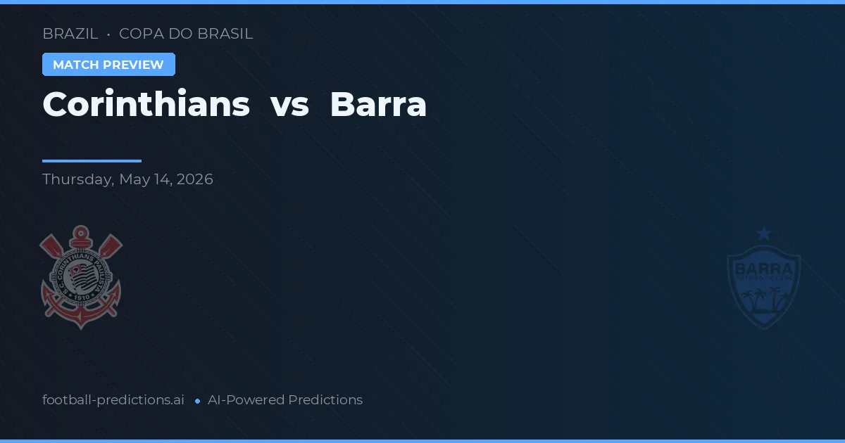 Corinthians vs Barra — pronostic și avancronică meci