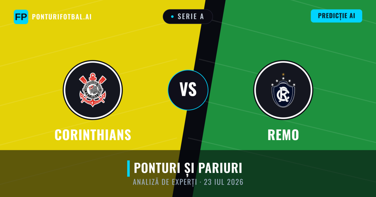 Corinthians vs Remo — pronostic și avancronică meci
