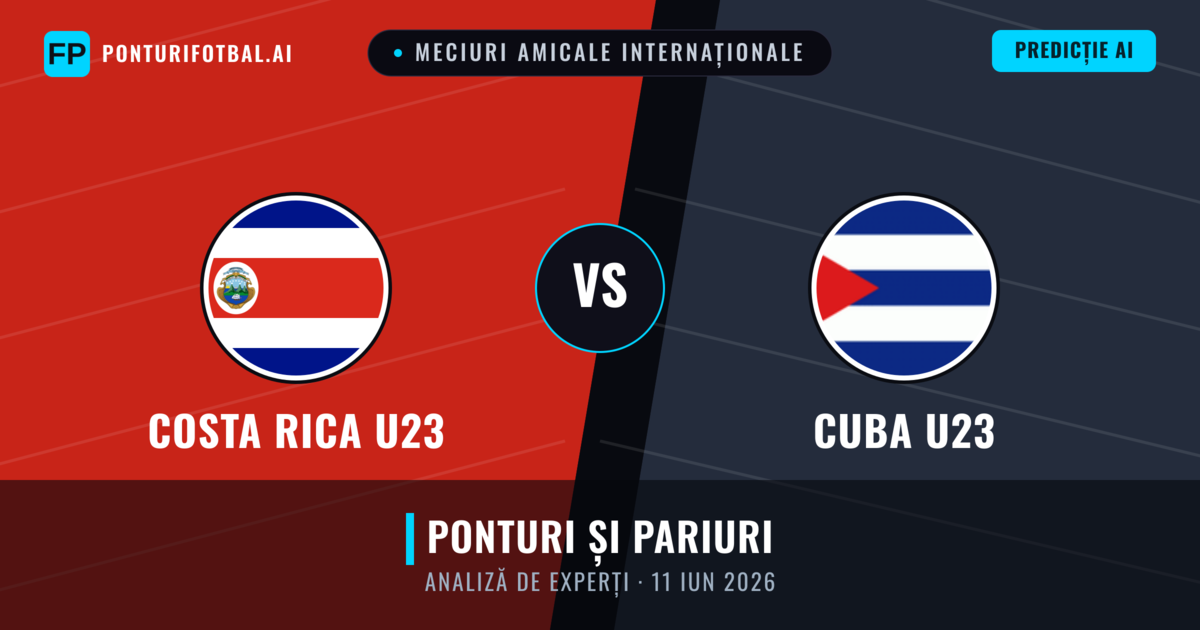 Costa Rica U23 vs Cuba U23 — pronostic și avancronică meci