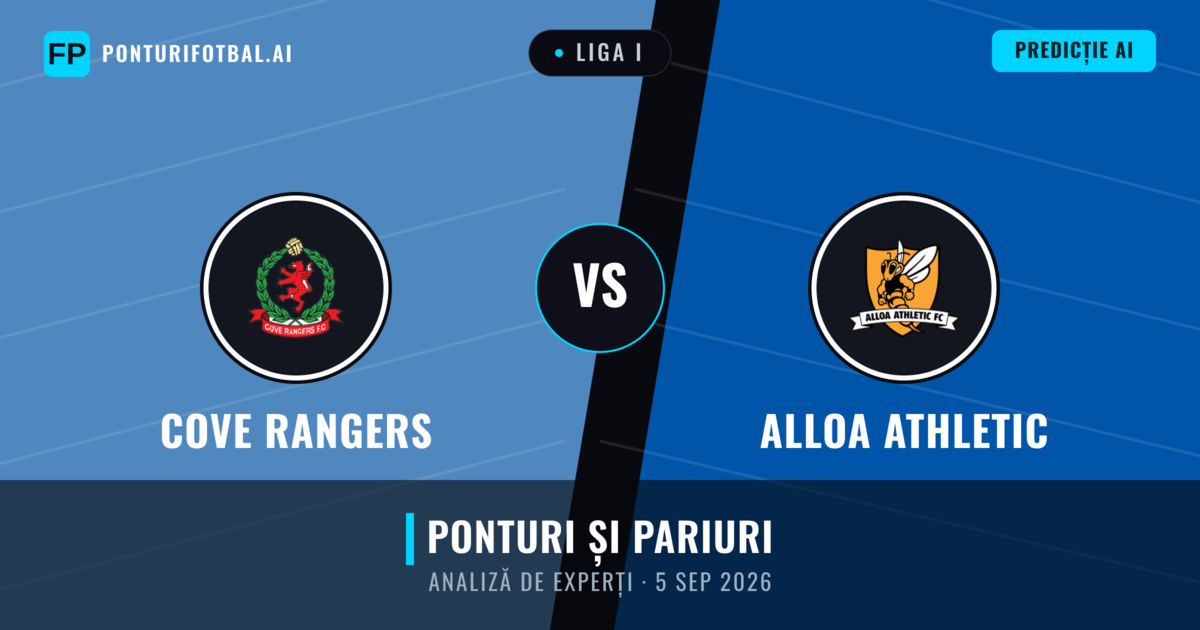 Cove Rangers vs Alloa Athletic — pronostic și avancronică meci