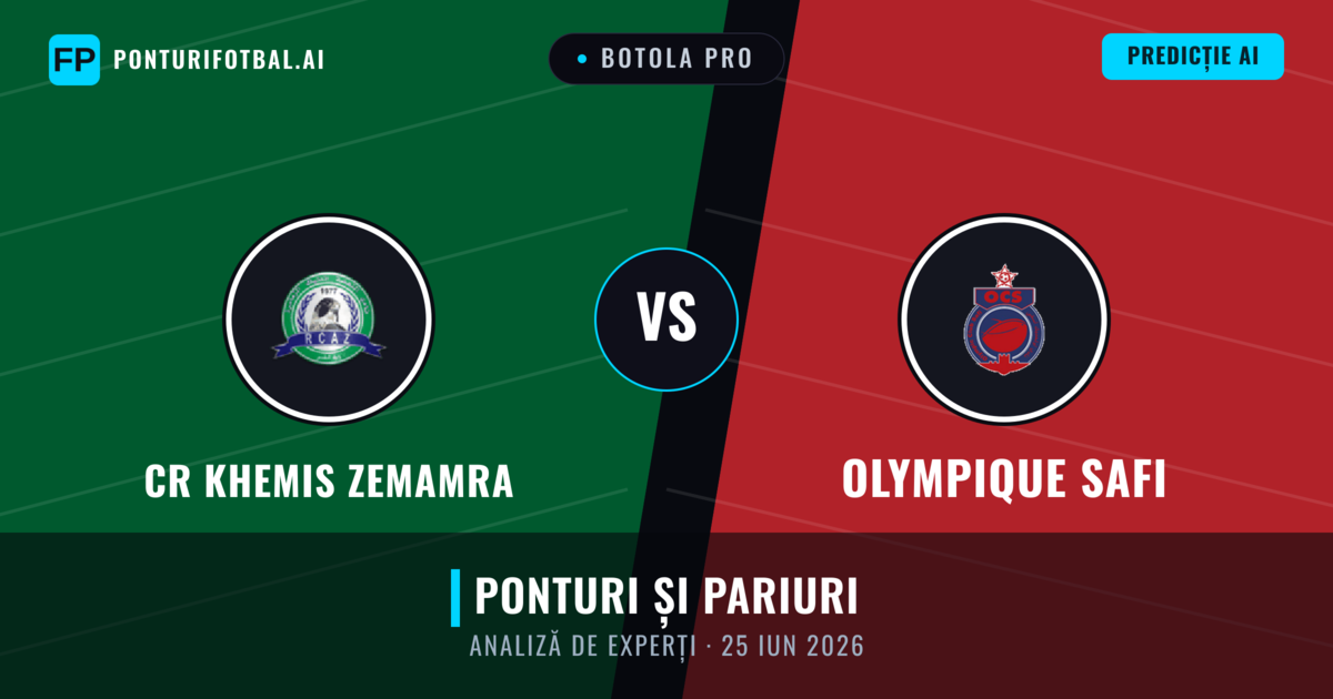 CR Khemis Zemamra vs Olympique Safi — pronostic și avancronică meci