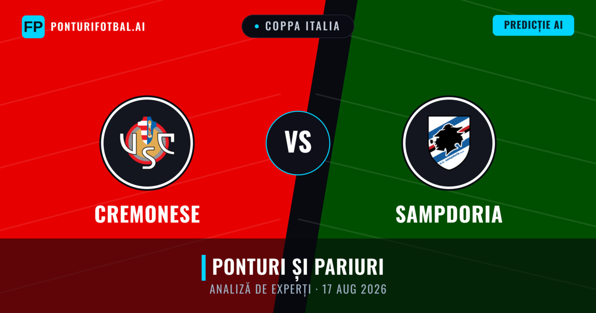 Cremonese vs Sampdoria — pronostic și avancronică meci