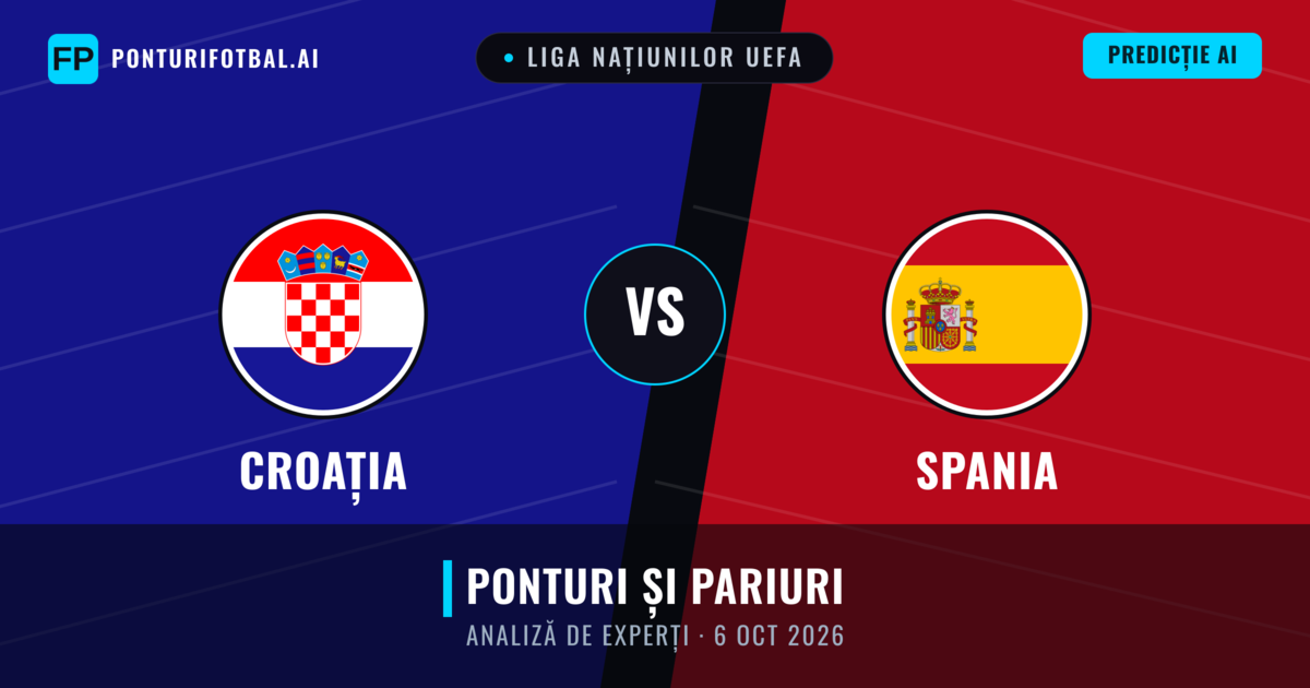 Croația vs Spania — pronostic și avancronică meci