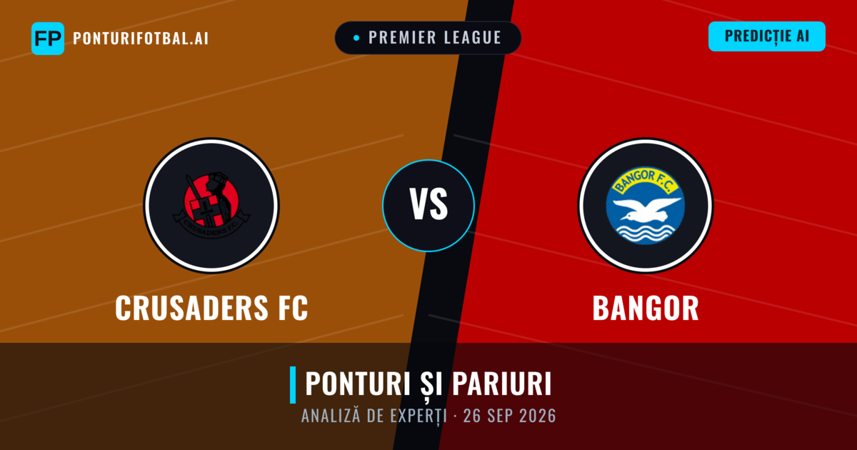 Crusaders FC vs Bangor — pronostic și avancronică meci