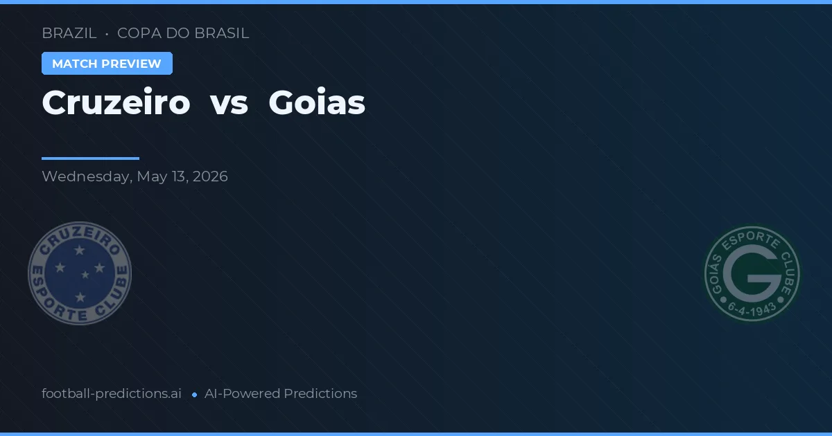 Cruzeiro vs Goiás — pronostic și avancronică meci